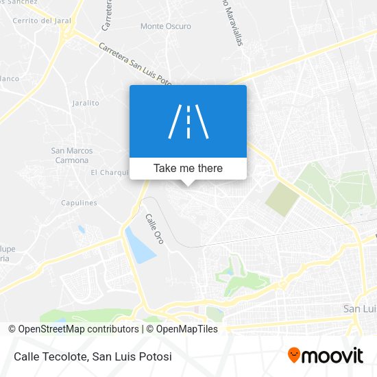 Mapa de Calle Tecolote