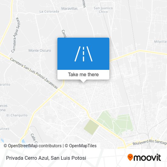 Mapa de Privada Cerro Azul