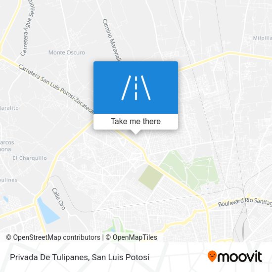 Privada De Tulipanes map