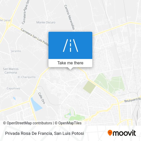 Mapa de Privada Rosa De Francia