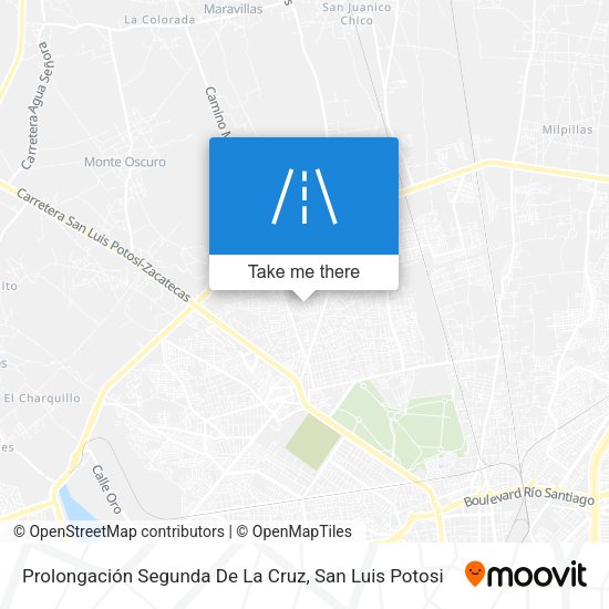 Prolongación Segunda De La Cruz map