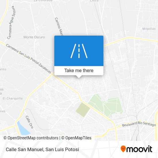 Calle San Manuel map