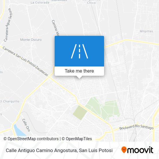Calle Antiguo Camino Angostura map