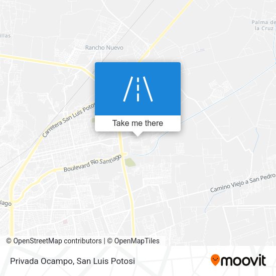Privada Ocampo map