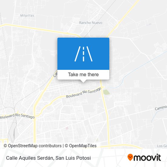 Calle Aquiles Serdán map
