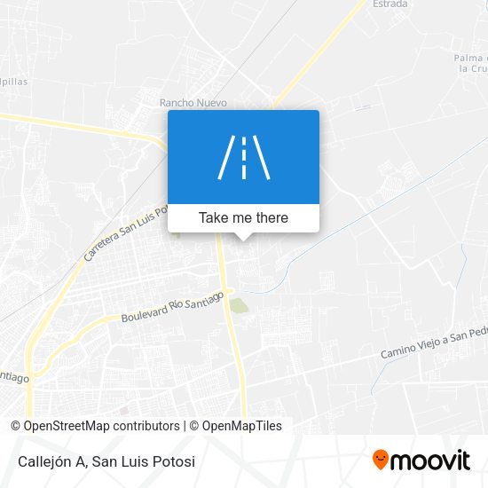 Callejón A map