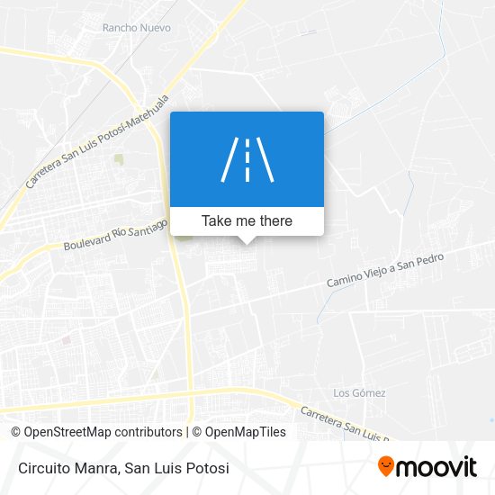 Circuito Manra map