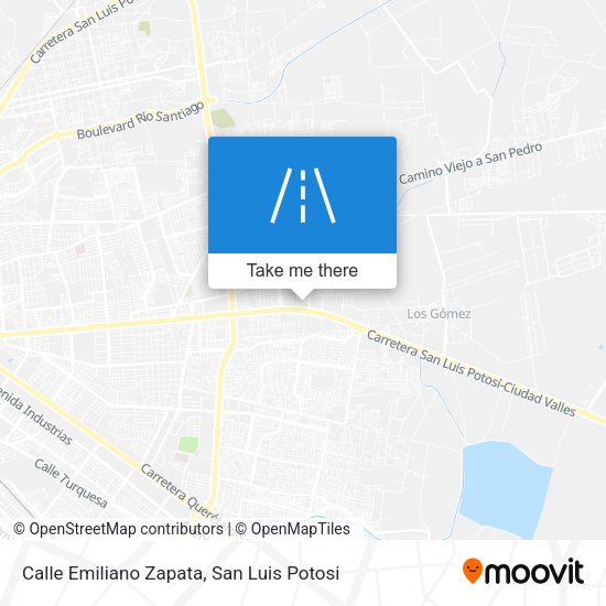 Mapa de Calle Emiliano Zapata