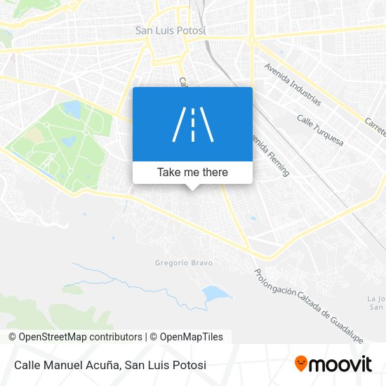 Calle Manuel Acuña map