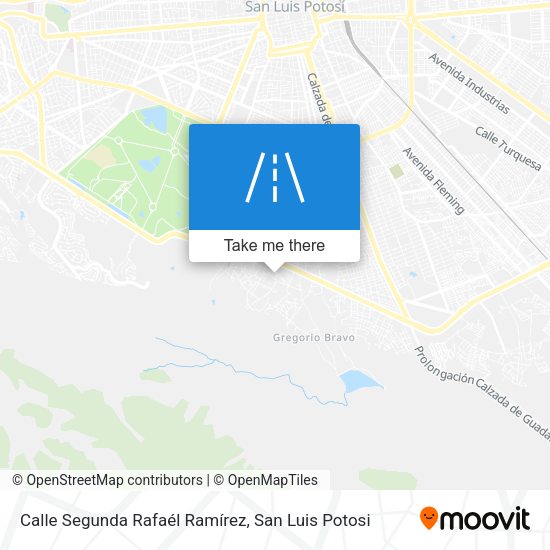 Calle Segunda Rafaél Ramírez map