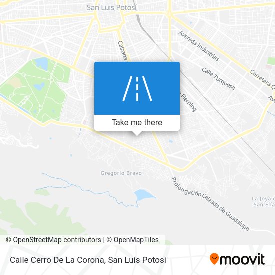Calle Cerro De La Corona map