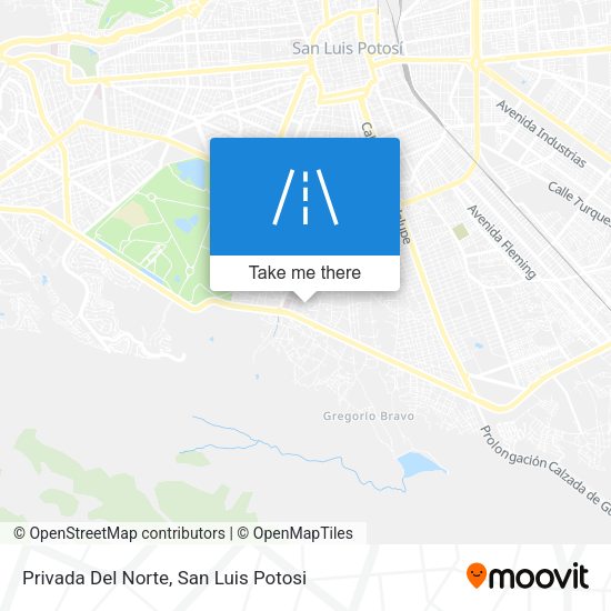 Privada Del Norte map