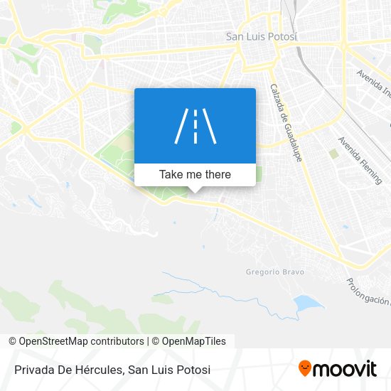 Privada De Hércules map