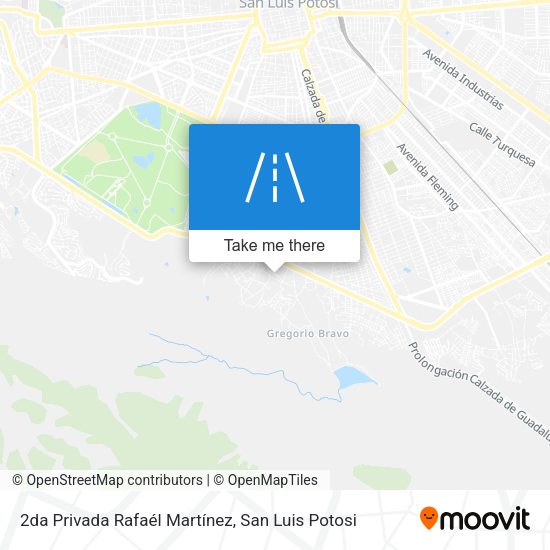 2da Privada Rafaél Martínez map