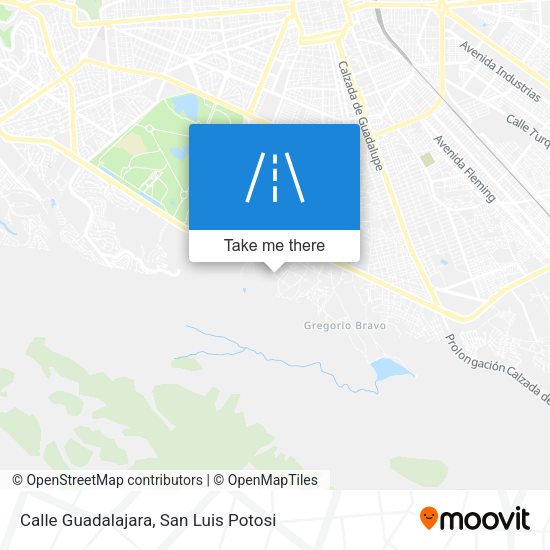 Mapa de Calle Guadalajara