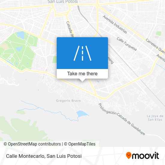 Mapa de Calle Montecarlo