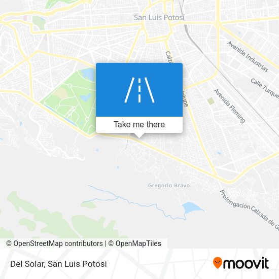 Del Solar map