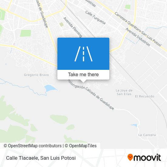 Calle Tlacaele map