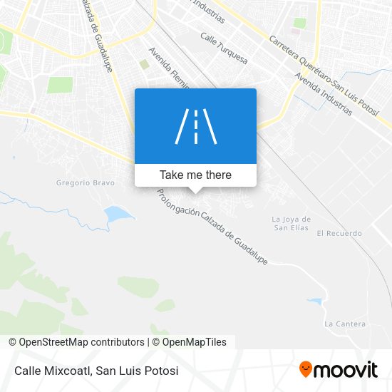 Calle Mixcoatl map