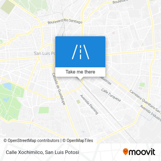 Mapa de Calle Xochimilco