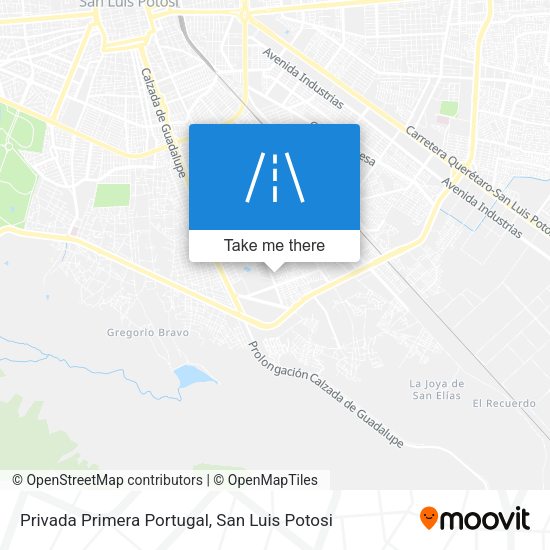 Mapa de Privada Primera Portugal