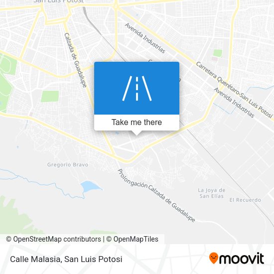 Mapa de Calle Malasia