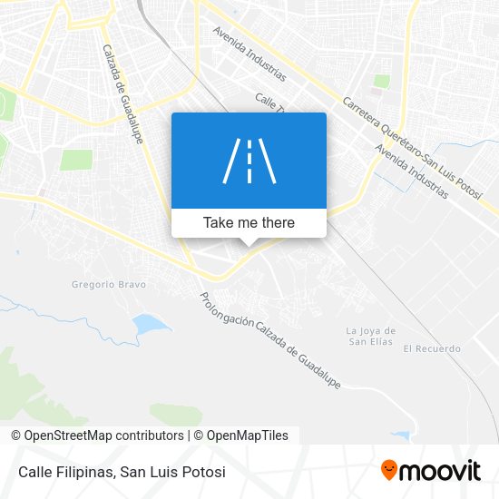Calle Filipinas map