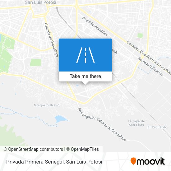 Privada Primera Senegal map