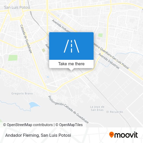 Andador Fleming map