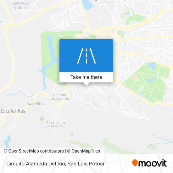 Mapa de Circuito Alameda Del Río