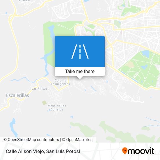 Mapa de Calle Alison Viejo