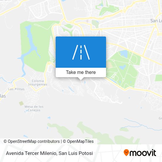 Avenida Tercer Milenio map