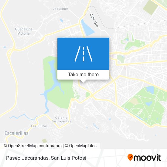 Mapa de Paseo Jacarandas