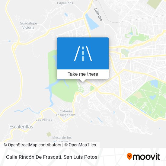 Calle Rincón De Frascati map