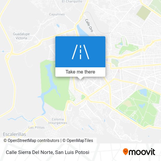 Calle Sierra Del Norte map