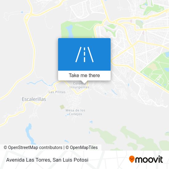 Avenida Las Torres map