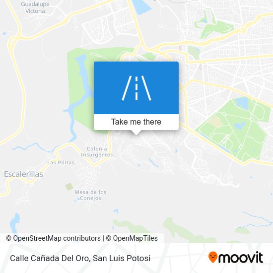 Mapa de Calle Cañada Del Oro
