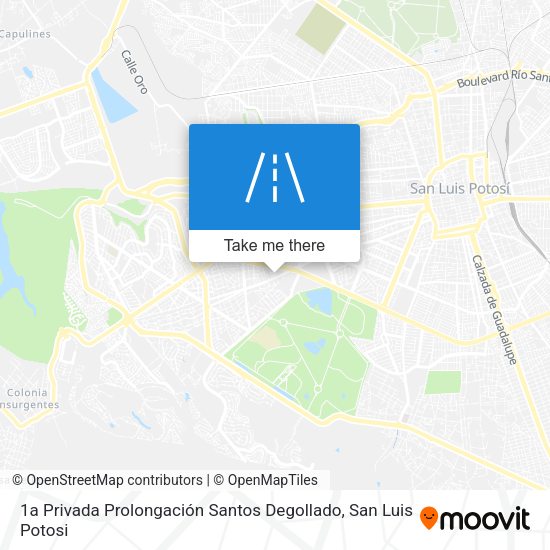 1a Privada Prolongación Santos Degollado map