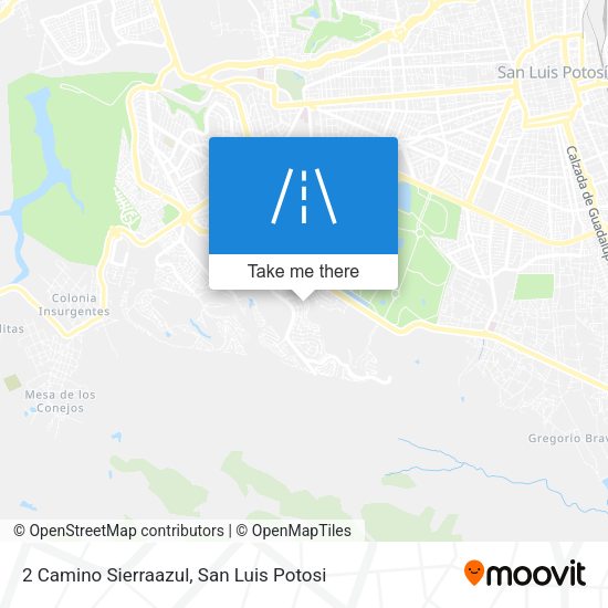 2 Camino Sierraazul map
