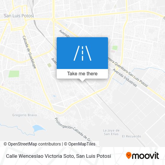 Calle Wenceslao Victoria Soto map