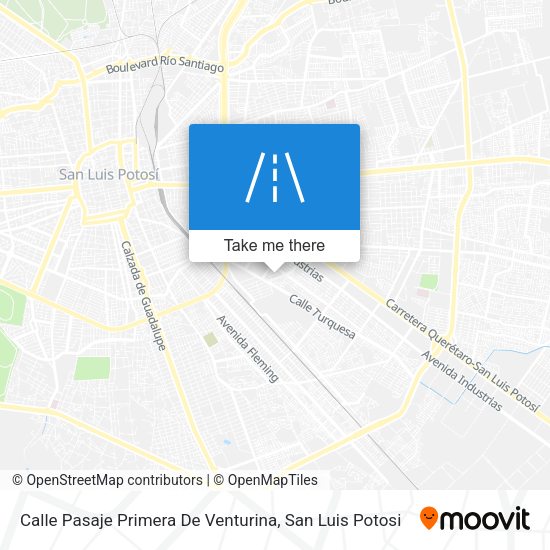 Mapa de Calle Pasaje Primera De Venturina
