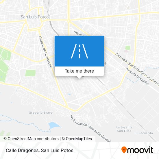 Calle Dragones map
