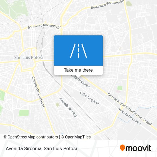 Mapa de Avenida Sirconia