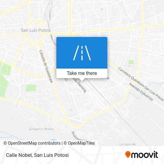 Calle Nobel map