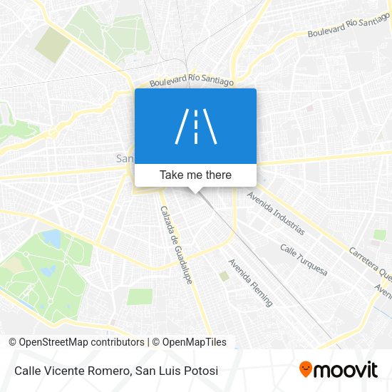 Calle Vicente Romero map