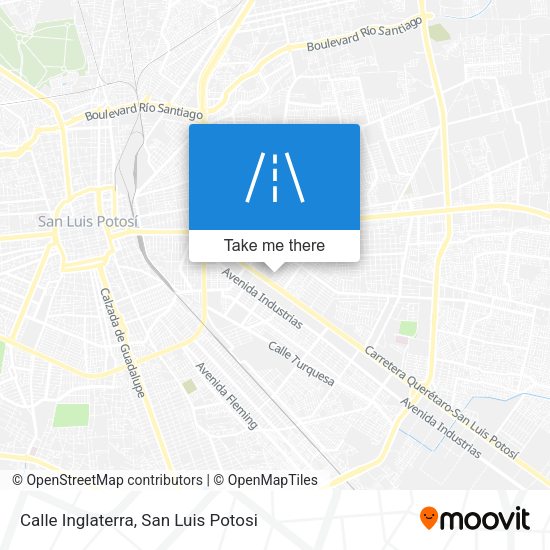 Calle Inglaterra map