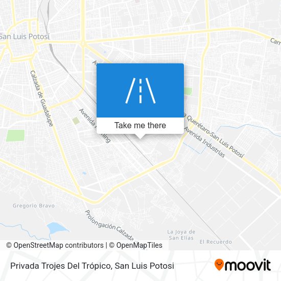 Mapa de Privada Trojes Del Trópico