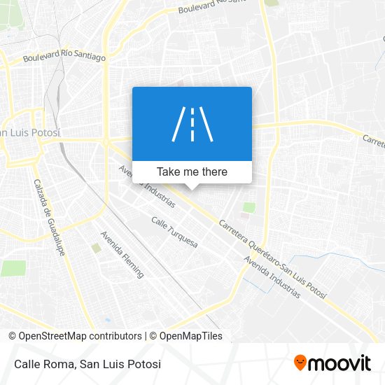 Calle Roma map