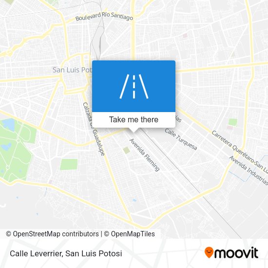 Calle Leverrier map
