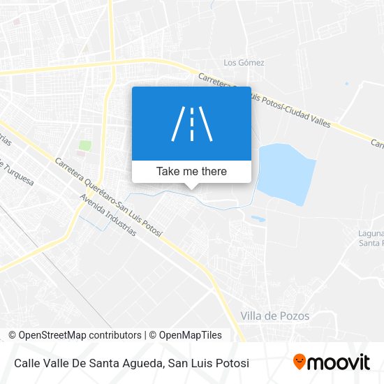 Calle Valle De Santa Agueda map